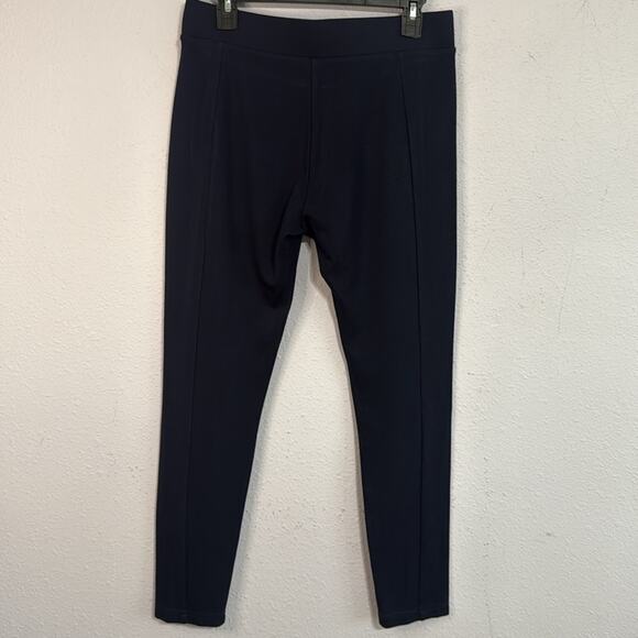 CAbi Navy Blue Leggings Mid Rise Streamlined Pants Size M - Picture 3 of 6